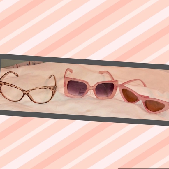 ❌Sold out📍Cute fashion fun trendy glasses 4less $ - Picture 6 of 8